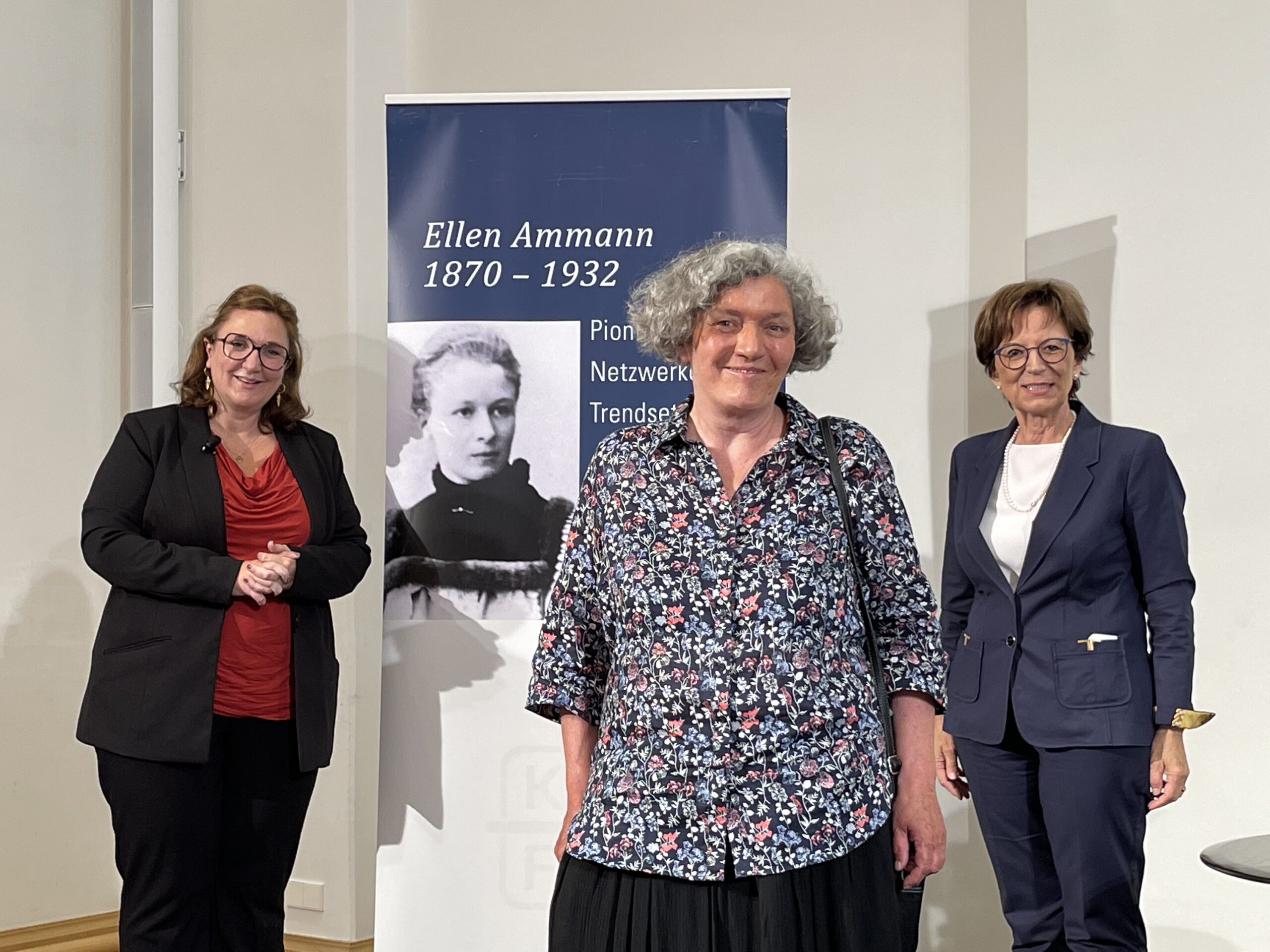 Ellen-Ammann-Preisträgerinnen 2021 mit der KDFB-Landesvorsitzenden Emilia Müller